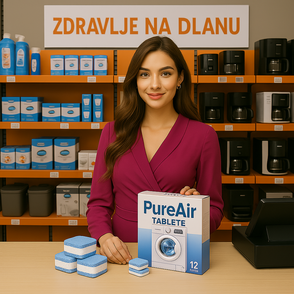 PureAir Tablete za čišćenje veš mašine (12 komada)
