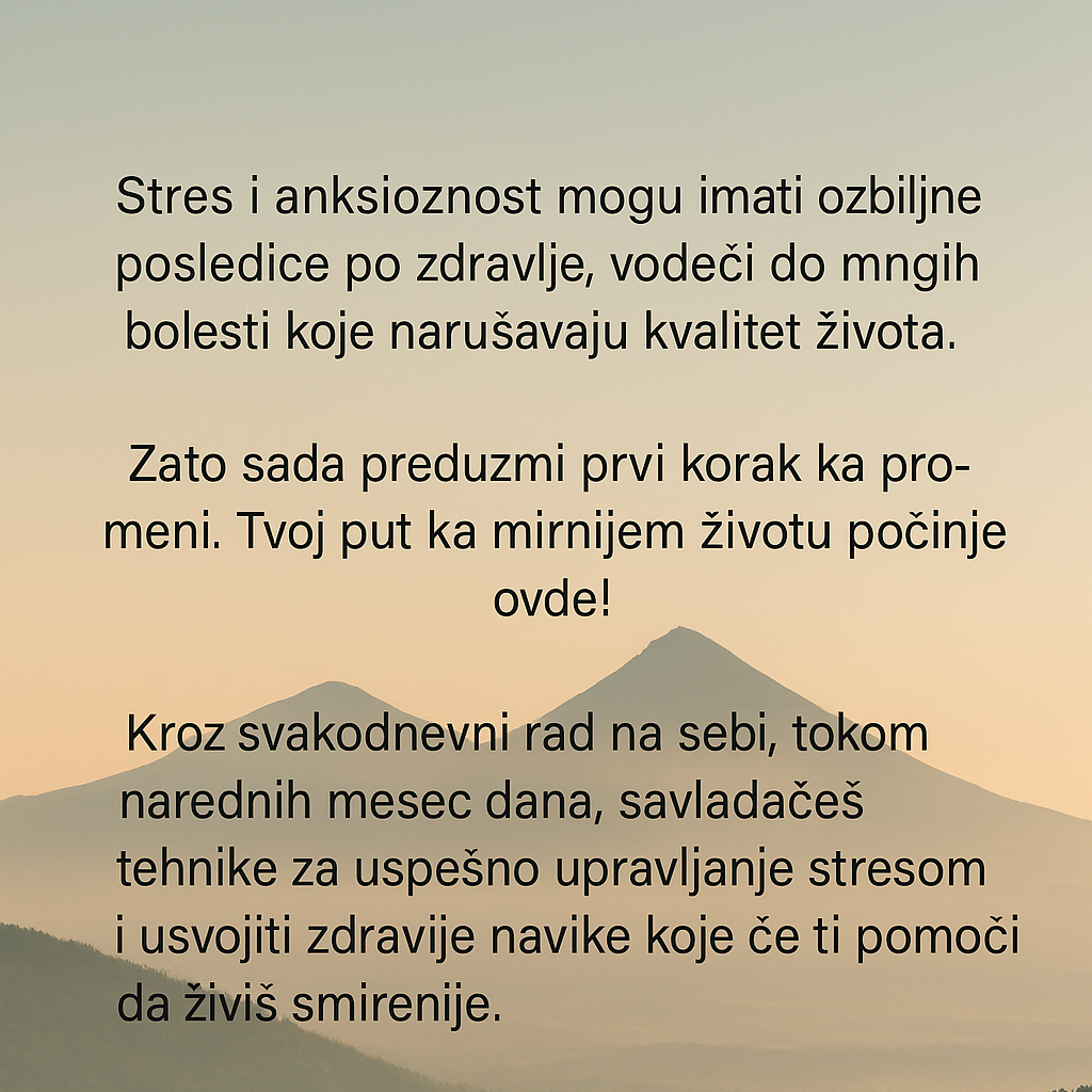 Život bez nervoze i stresa: korak po korak