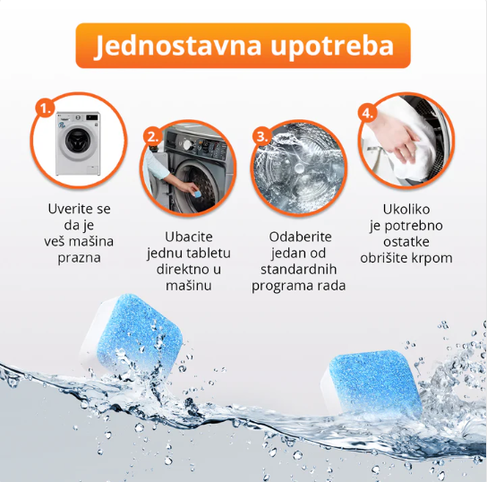 PureAir Tablete za čišćenje veš mašine (12 komada)