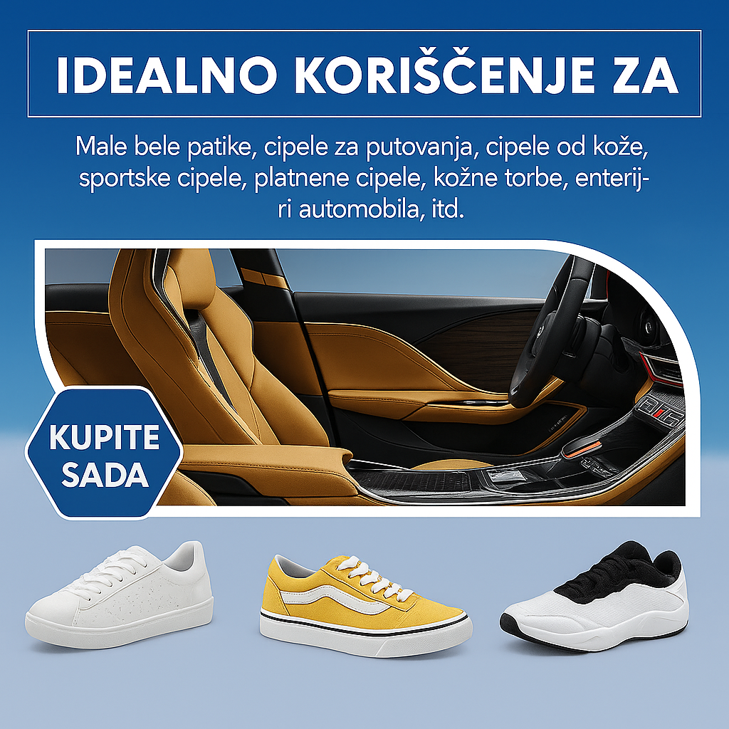 🧼 CleanStep™ – Magično Sredstvo za Čišćenje Obuće