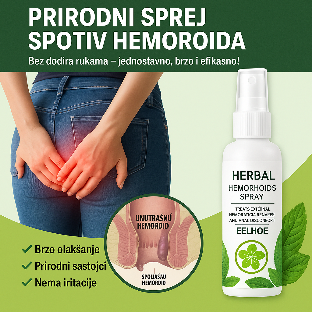 KONAČNO KRAJ HEMOROIDIMA – REŠI PROBLEM ILI VRAĆAMO NOVAC!