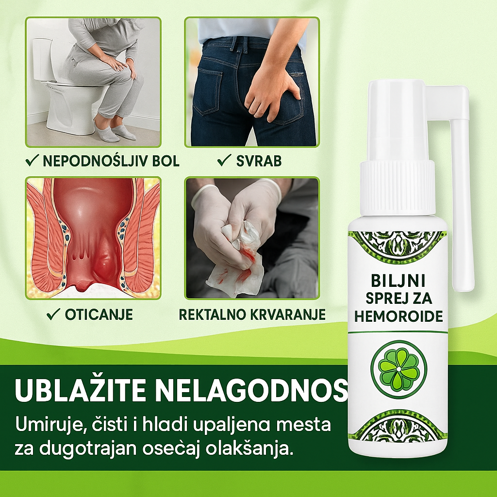 KONAČNO KRAJ HEMOROIDIMA – REŠI PROBLEM ILI VRAĆAMO NOVAC!