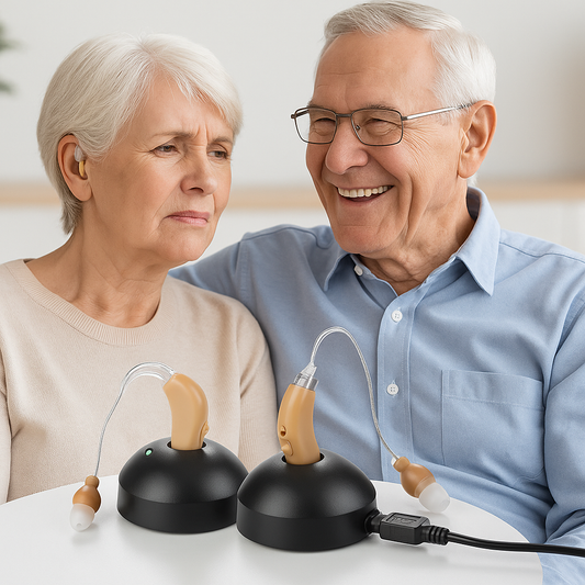 Najbolji slušni aparat na USB punjenje - BEZ BATERIJA samo NAPUNITE kao telefon i koristite