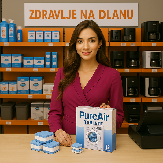 PureAir Tablete za čišćenje veš mašine (12 komada)