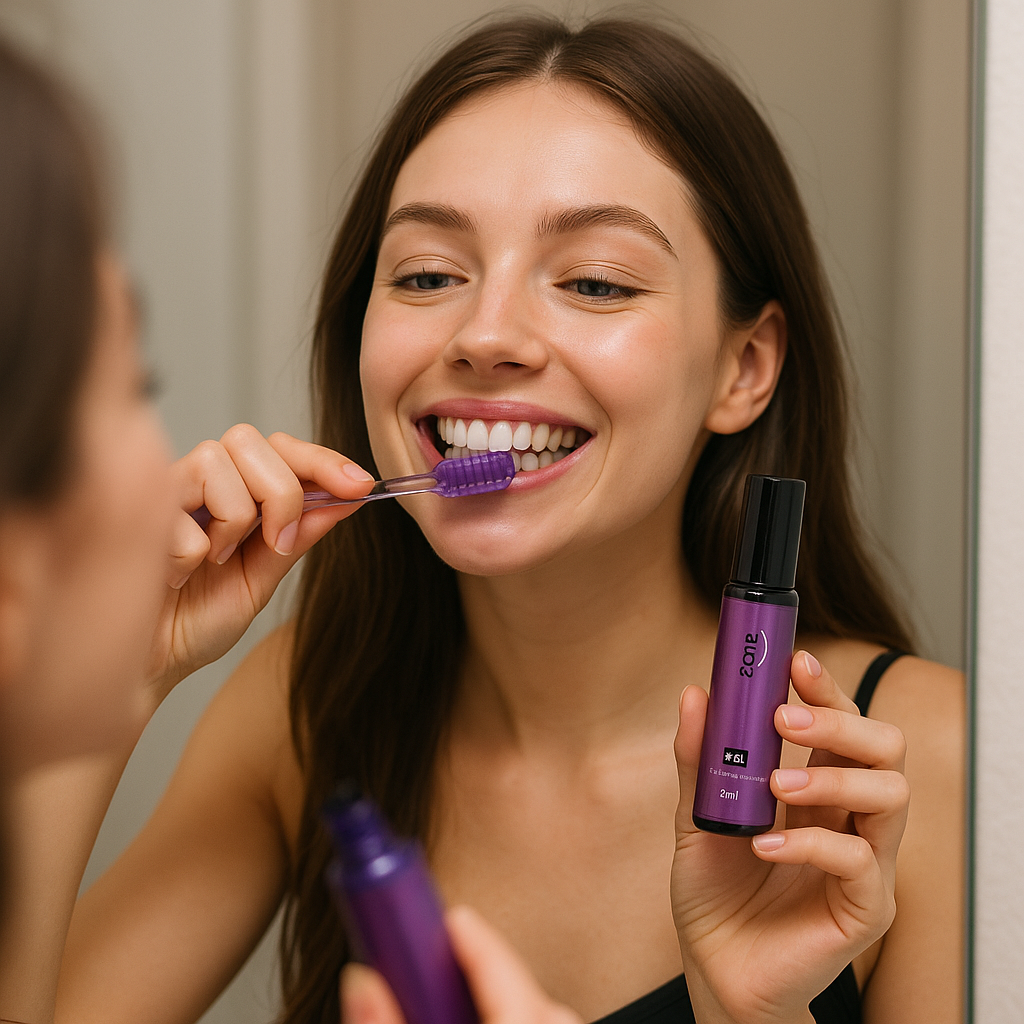 💜 Smile V34 – Ljubičasti Serum za Izbeljivanje Zuba