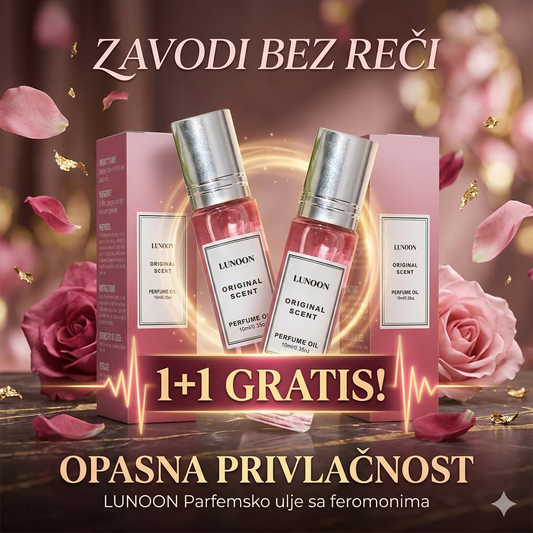 Postani apsolutno neodoljiva. Lunoon Parfem sa feromonima koji menja pravila igre. 🔥 (1+1 GRATIS do 31.3.)