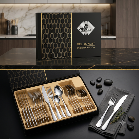 Premium Set Escajga (24 komada) – Dodir Luksuza na Vašoj Trpezi